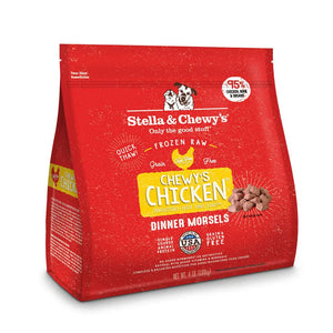 Stella & Chewy's Morsels Raw Frozen Dog Food 4LB Chicken - Paw Naturals
