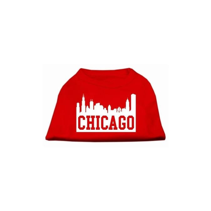 Mirage Pet Products Chicago Skyline Screen Print Dog Shirt