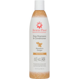 Aroma Paws Mandarin Ginger Dog Shampoo & Conditioner in One (13.5 oz)