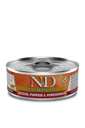 Farmina N&D Pumpkin Canned Cat Food 2.8oz Chicken Pumpkin & Pomegranate - Paw Naturals