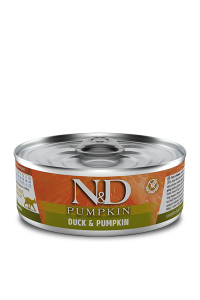 Farmina N&D Pumpkin Canned Cat Food 2.8oz Duck & Pumpkin - Paw Naturals