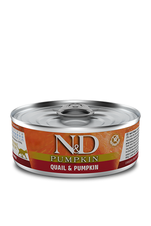 Farmina N&D Pumpkin Canned Cat Food 2.8oz Quail & Pumpkin - Paw Naturals