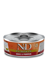 Farmina N&D Pumpkin Canned Cat Food 2.8oz Quail & Pumpkin - Paw Naturals