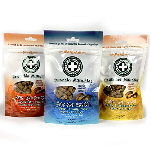 Meowijuana Crunchie Munchie Cat Treat 3oz