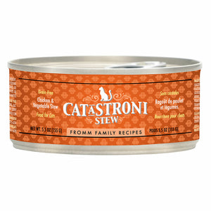 Fromm Cat-A-Stroni Stew 5.5oz Canned Cat Food Chicken - Paw Naturals