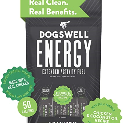 Dogswell Energy Wet Dog Treats Extended Activity Fuel Chicken & Coconut Oil Recipe
