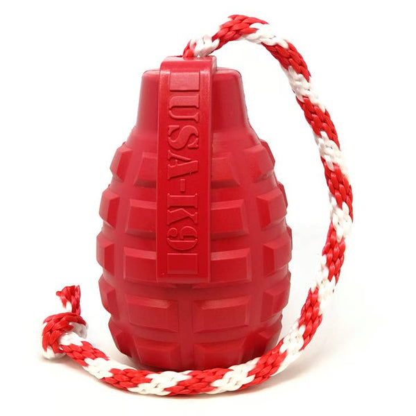 SodaPup USA-K9 Grenade Dog Chew Toy Reward Toy