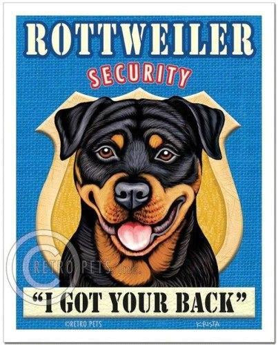 Retropets Rottweiler Security