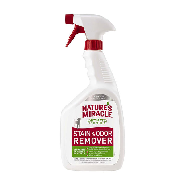 Nature's Miracle Stain & Odor Remover for Dogs 32oz Spray - Paw Naturals