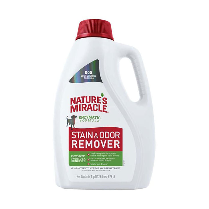 Nature's Miracle Stain & Odor Remover for Dogs 128oz Pour - Paw Naturals