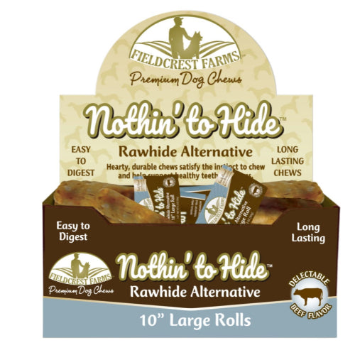 Ethical Pet Fieldcrest Nothing to Hide Beef Roll Chew Treat