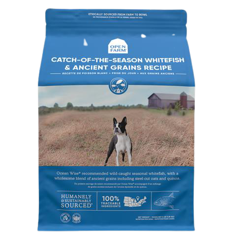 Open Farm Ancient Grain Catch-Of-The Season Whitefish Recipe Dry Dog Food 4.5lb - Paw Naturals