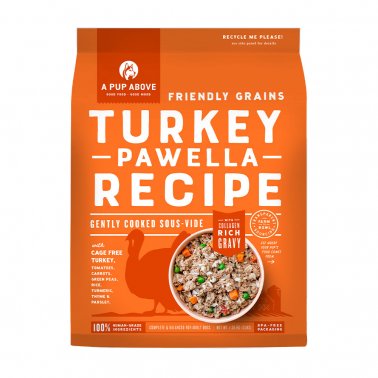 A Pup Above Turkey Pawella Sous-Vide, Gently Cooked Frozen Dog Food 3lb - Paw Naturals