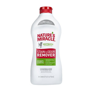 Nature's Miracle Stain & Odor Remover for Dogs 32oz Pour - Paw Naturals