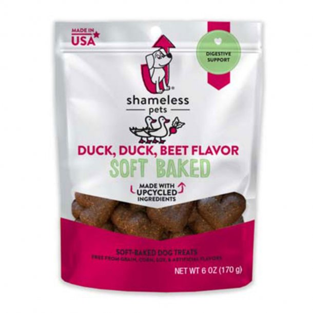Shameless Pets Duck Duck Beet Soft Baked Dog Treats - Paw Naturals