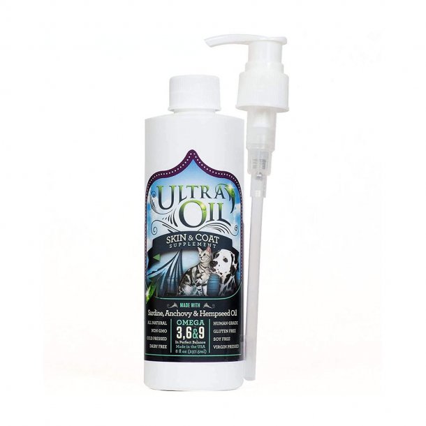 Ultra Oil for Pets Skin & Coat Supplement for Cat & Dog 8oz - Paw Naturals