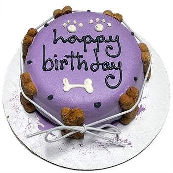 Bubba Rose Biscuit Co. Classic Birthday Cake Purple (Perishable) Bakery Treat