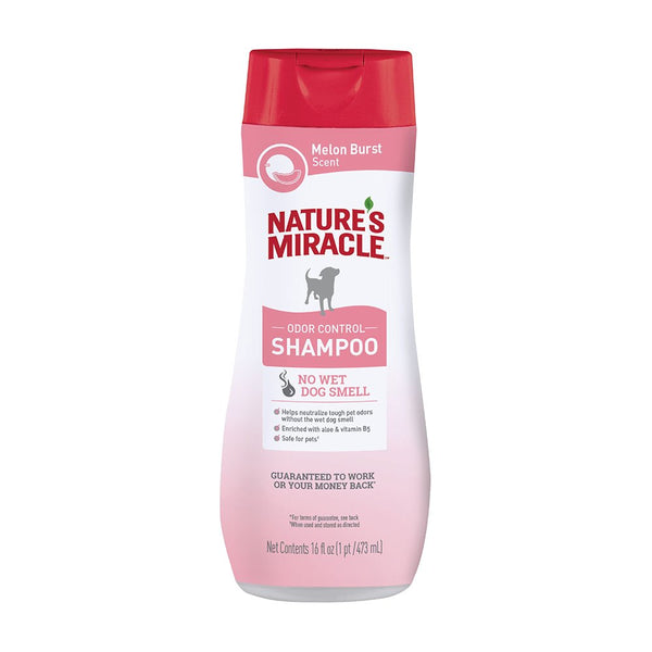 Nature's Miracle Shampoo Odor Control Melon Burst 16oz - Paw Naturals