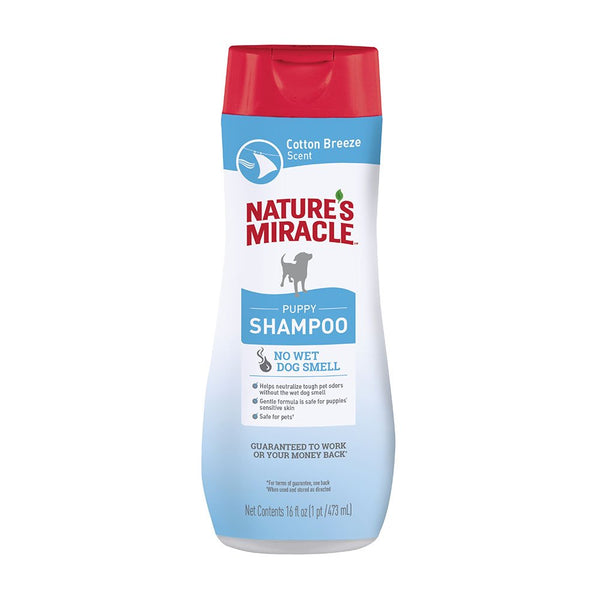 Nature's Miracle Puppy Shampoo Cotton Air Scent 16oz - Paw Naturals