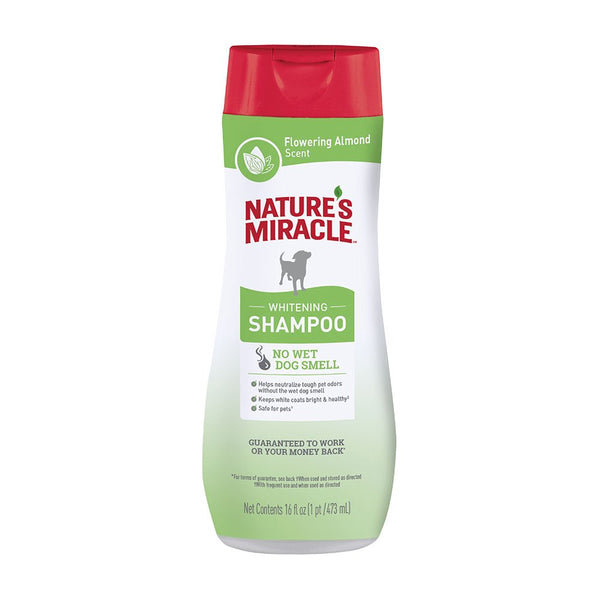 Nature's Miracle Whitening Shampoo & Conditioner Blooming Almond Scent 16oz - Paw Naturals
