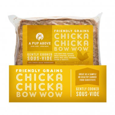 A Pup Above Chicka Chicka Bow Wow Sous-Vide, Gently Cooked Frozen Dog Food 1lb - Paw Naturals