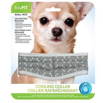 foufouBRANDS Fou Fit Cooling Cooling Collars Grey