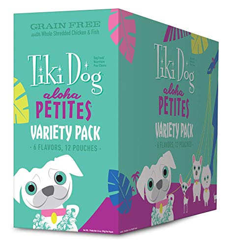 Tiki Pet Variety Pack Aloha 3.5oz Pouch Wet Dog Food