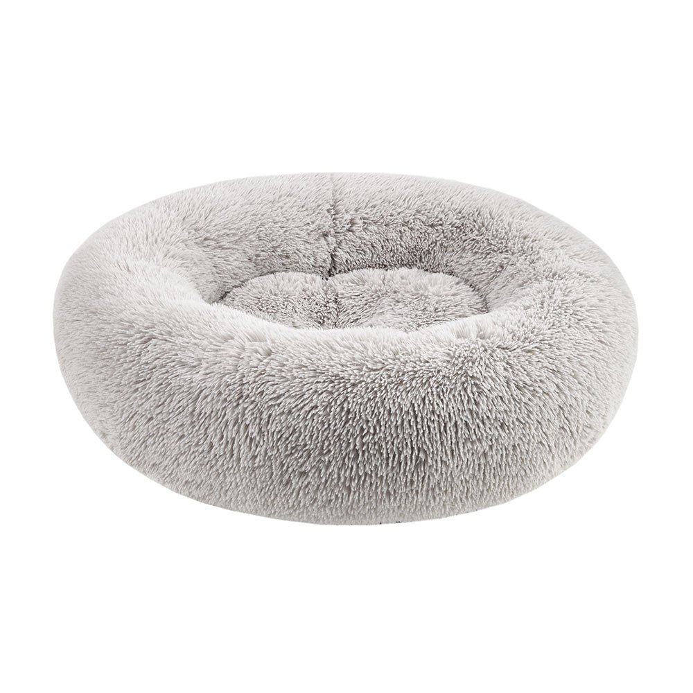 Petcrest Faux Fur Donut Bed for Dogs & Cats