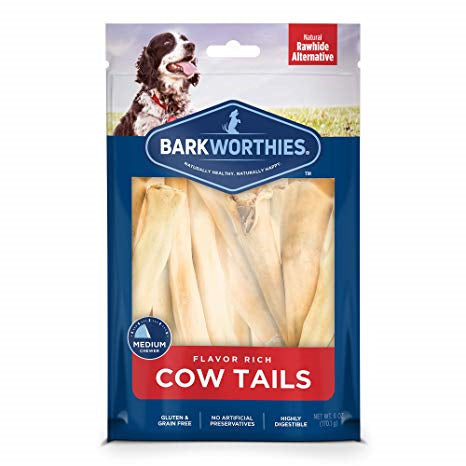 Barkworthies Cow Tails Dog Treat 6oz