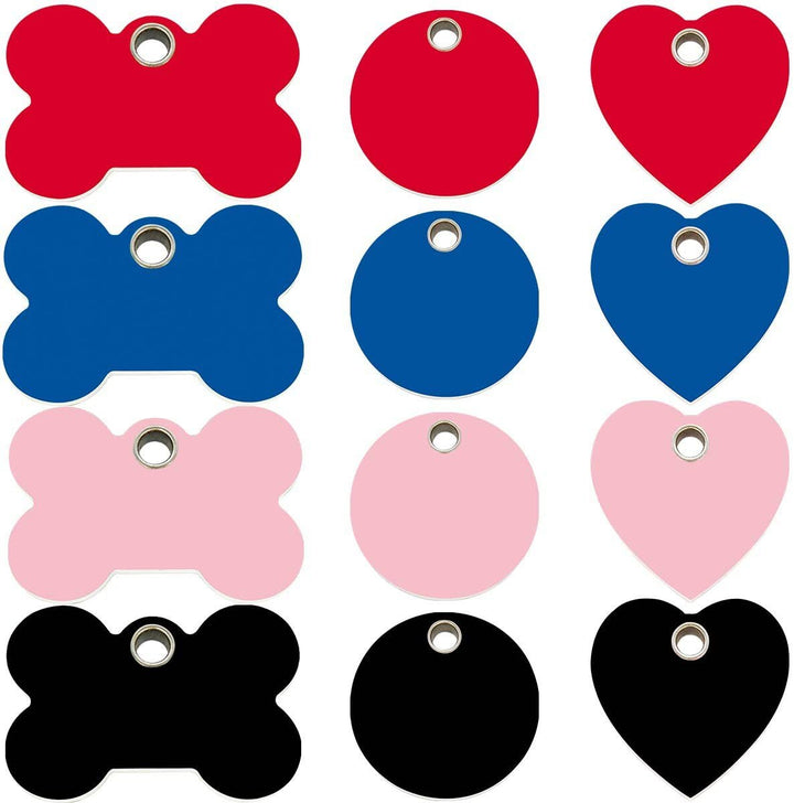 Red Dingo Flat Plastic Pet ID Tag - Paw Naturals