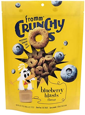 Fromm Crunchy O's Dog Treat Blueberry Blast / 6oz - Paw Naturals