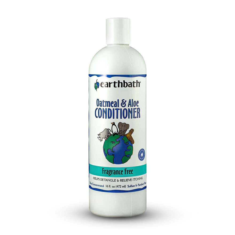 Earthbath Oatmeal & Aloe Conditioner Fragrance Free 16oz - Paw Naturals