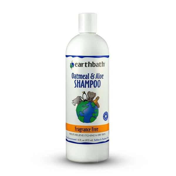 Earthbath Oatmeal & Aloe Shampoo Fragrance Free 16oz