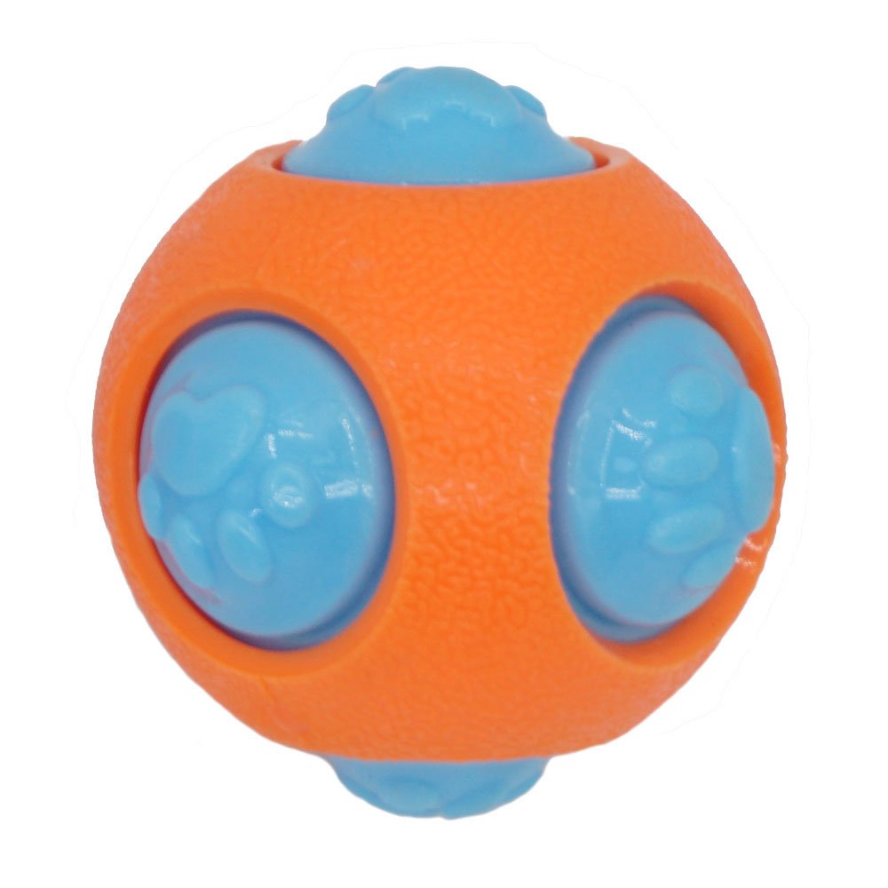 Petcrest TPR Wobble Ball 3" Dog Toy