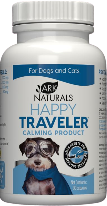 Ark Naturals Happy Traveler Capsules For Dog And Cat 30ct - Paw Naturals