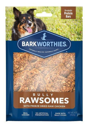 Barkworthies Freeze-Dried Bully Rawsome Chicken 4oz