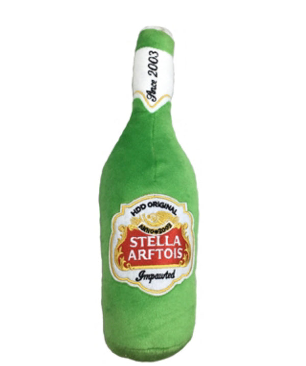 Haute Diggity Dog Stella Arftois Beer Bottle Plush Toy