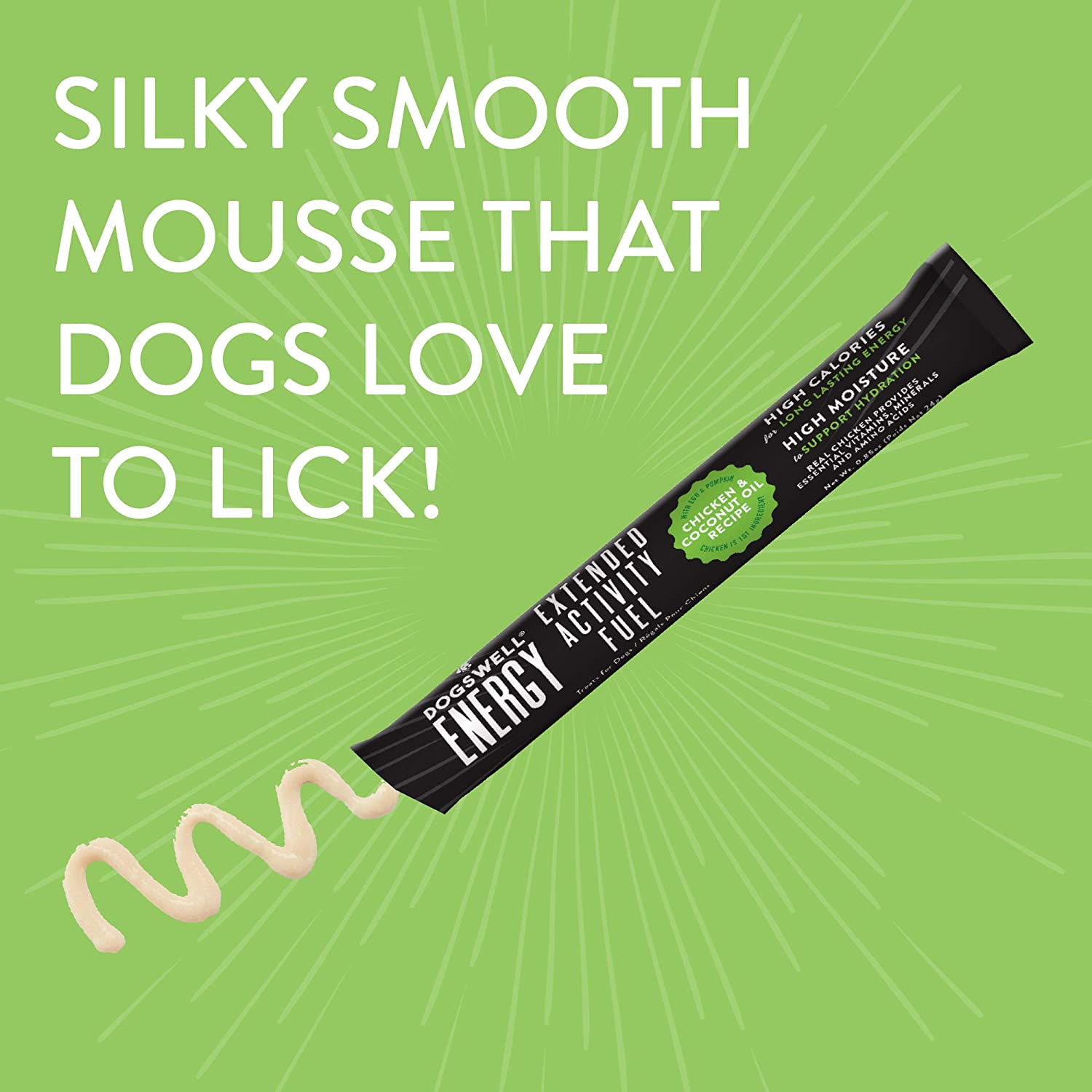 Dogswell Energy Wet Dog Treats Extended Activity Fuel Chicken & Coconut Oil Recipe