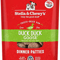 Stella & Chewy's Duck Duck Goose Dinner Patties Raw Freeze-Dried Dog Food 25oz - Paw Naturals