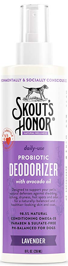 Skout's Honor Probiotic Deodorizing Spray Lavender 8oz - Paw Naturals