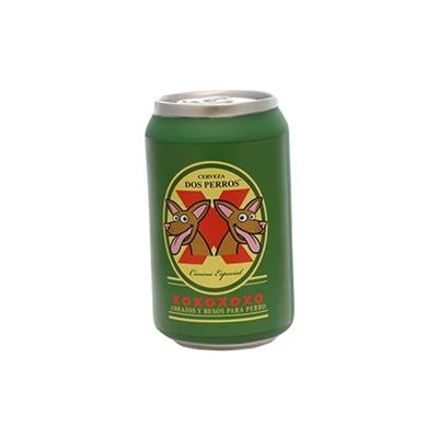 VIP Silly Squeakers Beer Can Dos Perros Dog Toy
