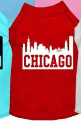 Mirage Pet Products Chicago Skyline Screen Print Dog Shirt