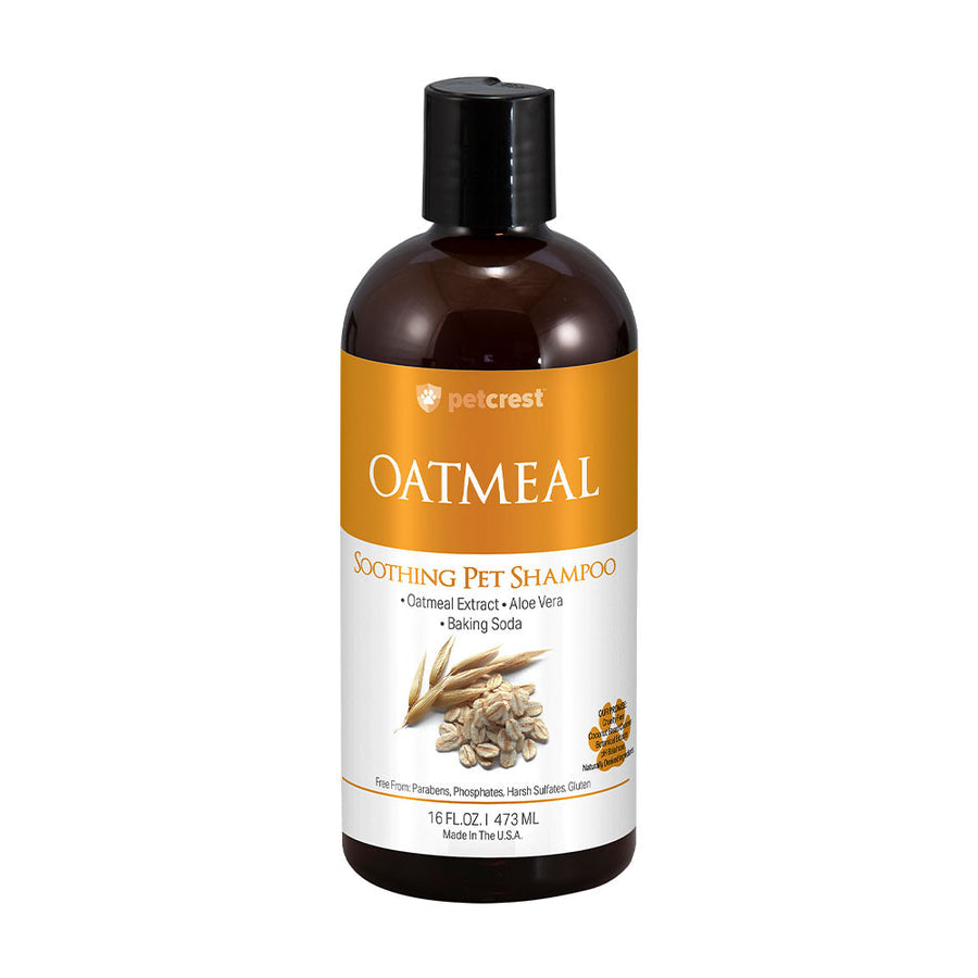 Petcrest Oatmeal Shampoo for Dogs & Cats 16oz