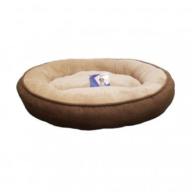 Petcrest Snuggler Donut Bed for Dogs & Cats Brown / 36" - Paw Naturals