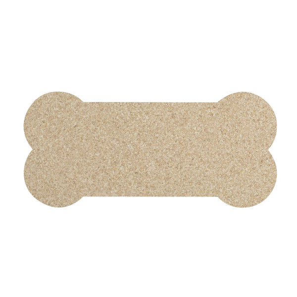 Ore’ Pet Placemat Recycled Rubber Skinny Bone Natural - Paw Naturals