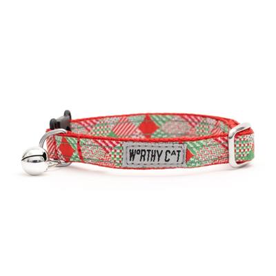 The Worthy Dog Americana Holiday Cat Collar - Paw Naturals