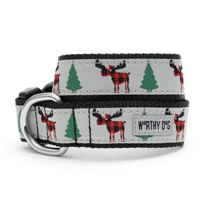 The Worthy Dog Buffalo Moose Collar & Lead Collection Small - Paw Naturals