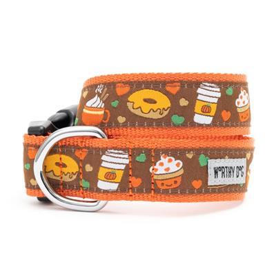 The Worthy Dog Pumpkin Spice Collar & Lead Collection