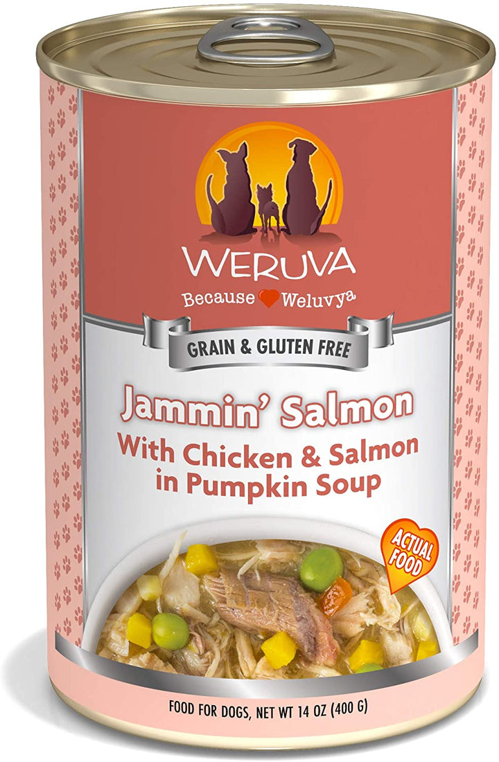 Weruva Classic Canned Dog Food 14oz Jammin Salmon - Paw Naturals