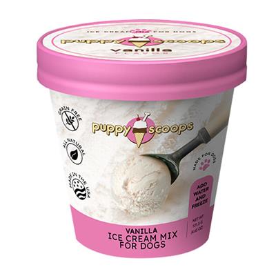 Puppy Cake Scoops Vanilla Ice Cream Mix For Dogs 4.65oz - Paw Naturals
